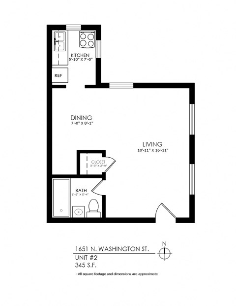 1651 Washington Studio Apartments in Denver, CO